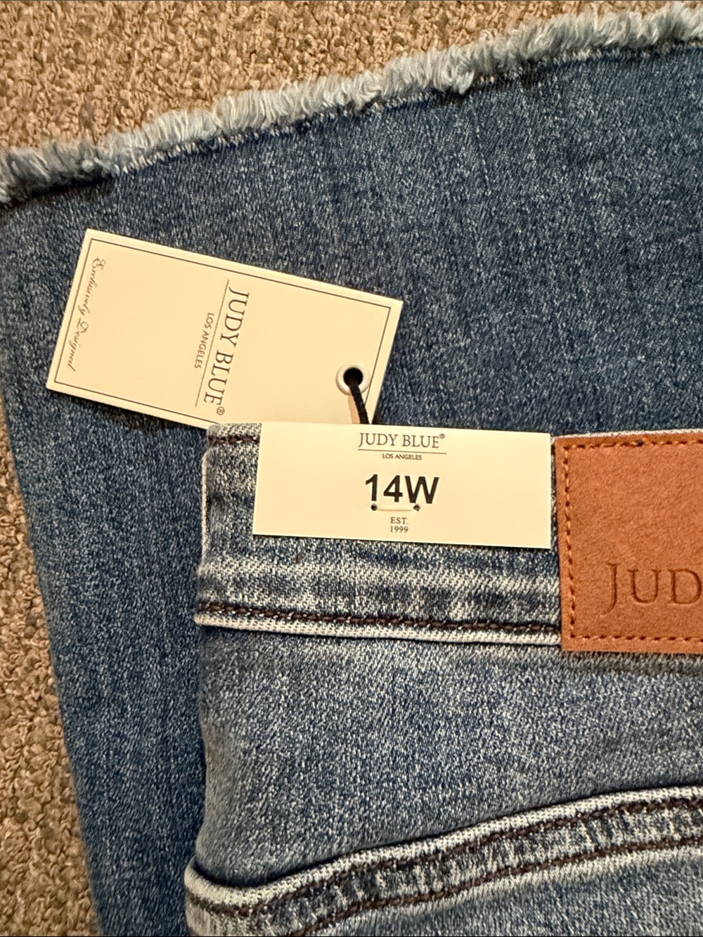 Judy Blue Light Blue Flare Wide-Leg Mid Rise NWT